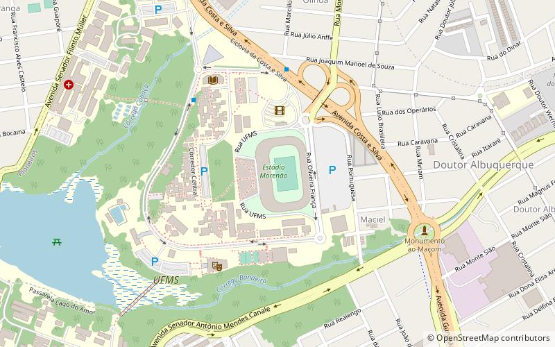 Estádio Universitário Pedro Pedrossian location map