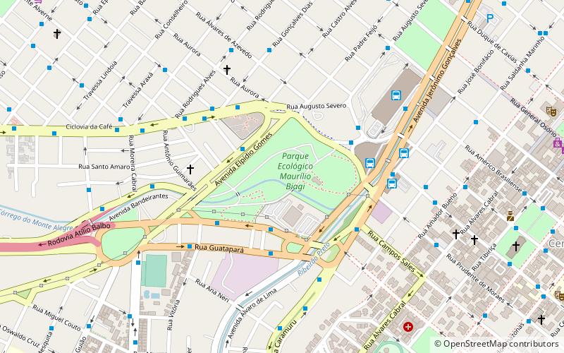 maurilio biagi park ribeirao preto location map
