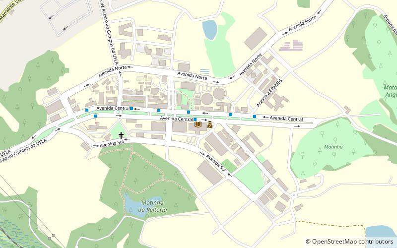 Biblioteca Central da UFLA location map