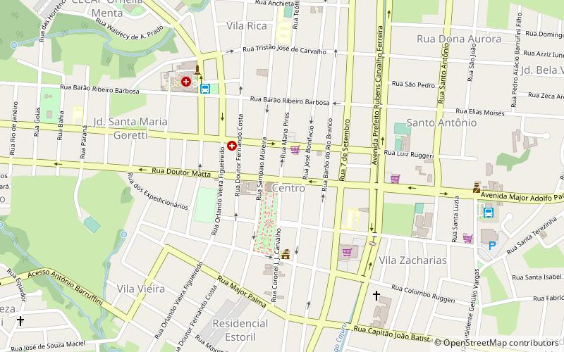 Cajuru location map