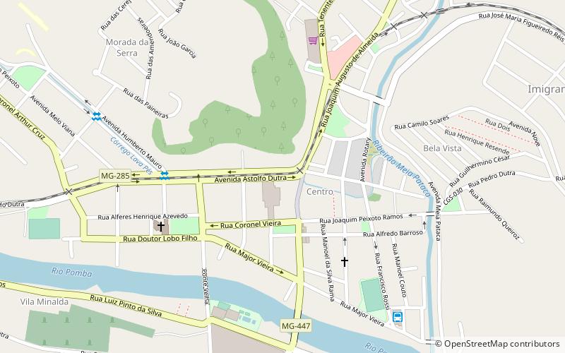 Cataguases location map