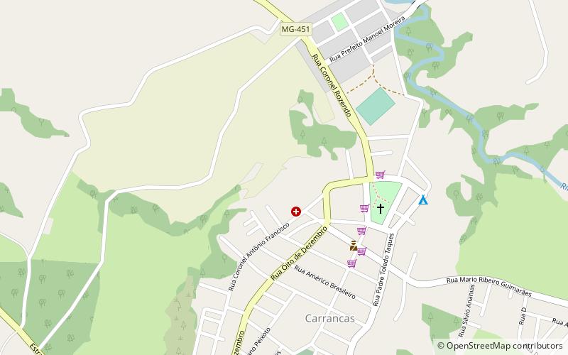 Carrancas location map