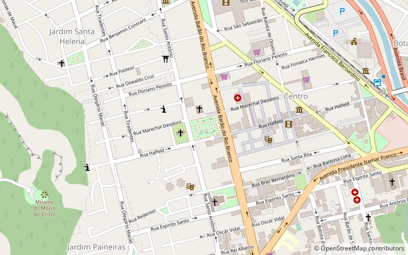 Parque Halfeld location map