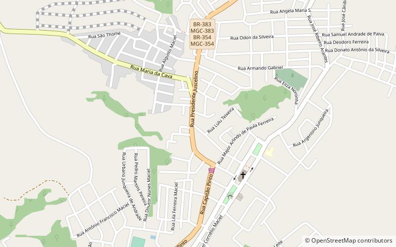 Cruzília location map
