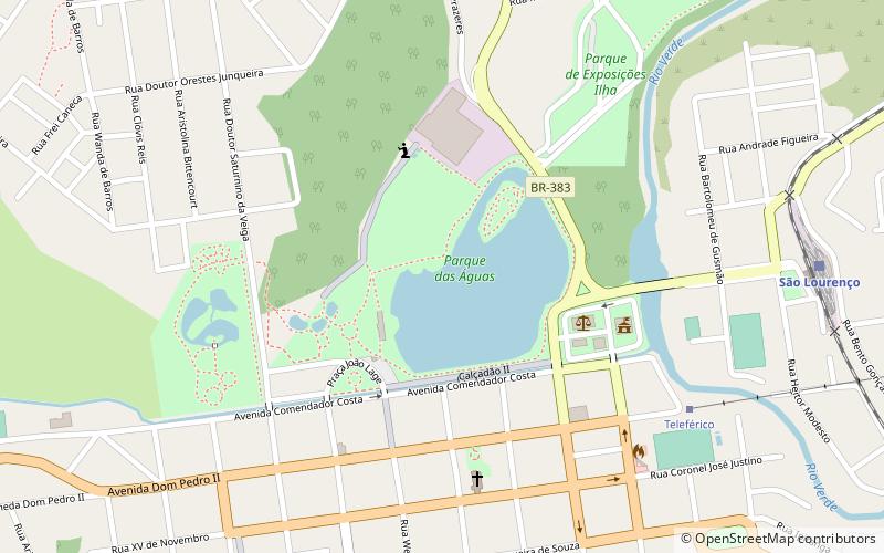 parque das aguas sao lourenco location map