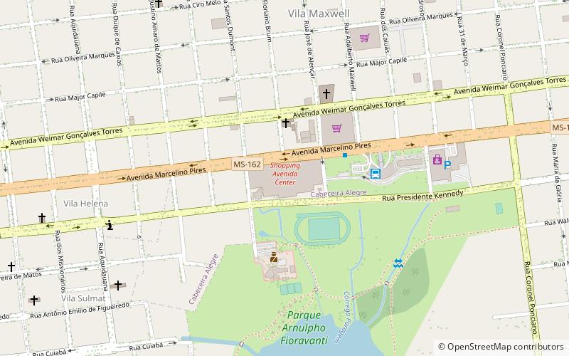 shopping avenida center dourados location map