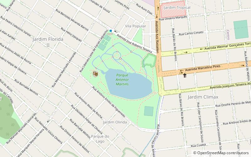 parque antenor martins dourados location map