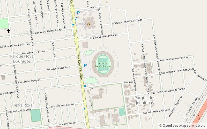 Douradão location map