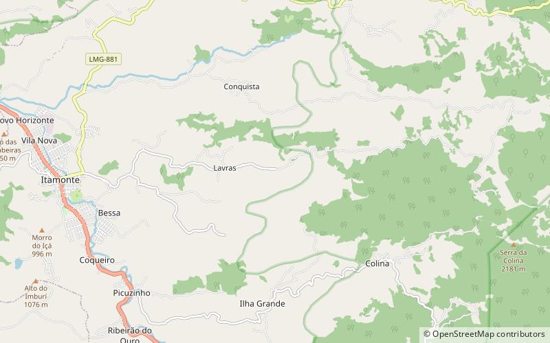 Itamonte location map