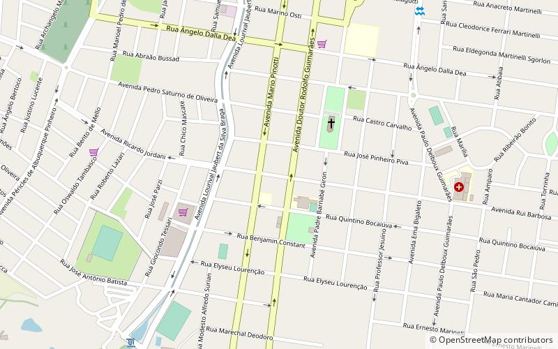 Brotas location map
