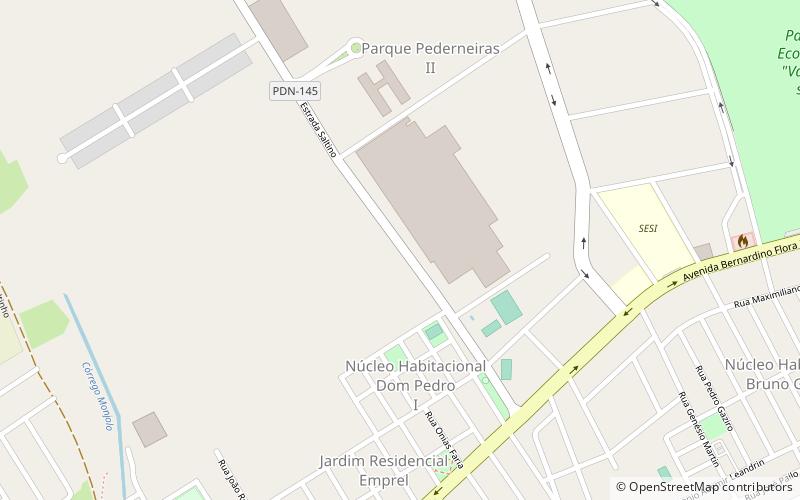 Pederneiras location map