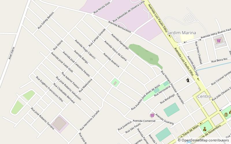 Dois Córregos location map
