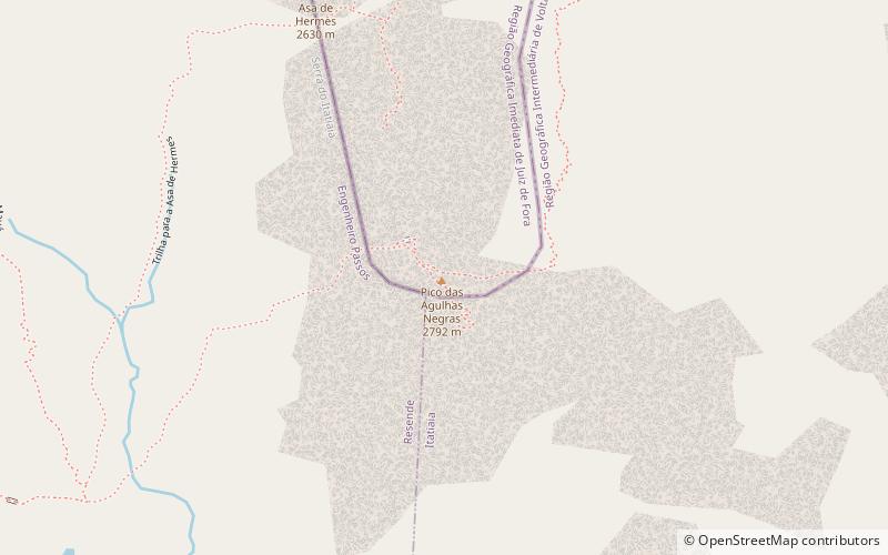 Pico das Agulhas Negras location map