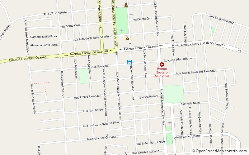Mineiros do Tietê location map