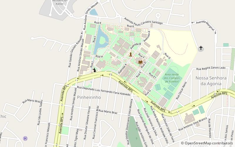 universidad federal de itajuba location map