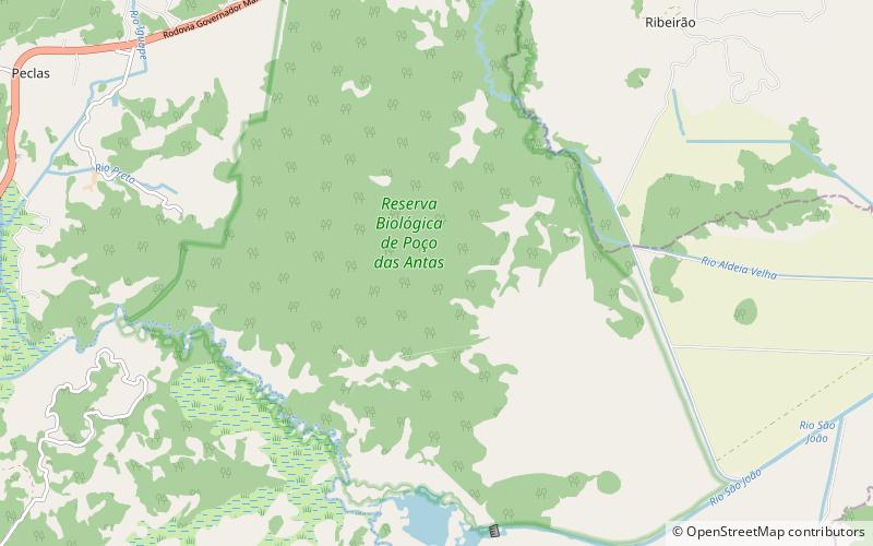 Poço das Antas Biological Reserve location map