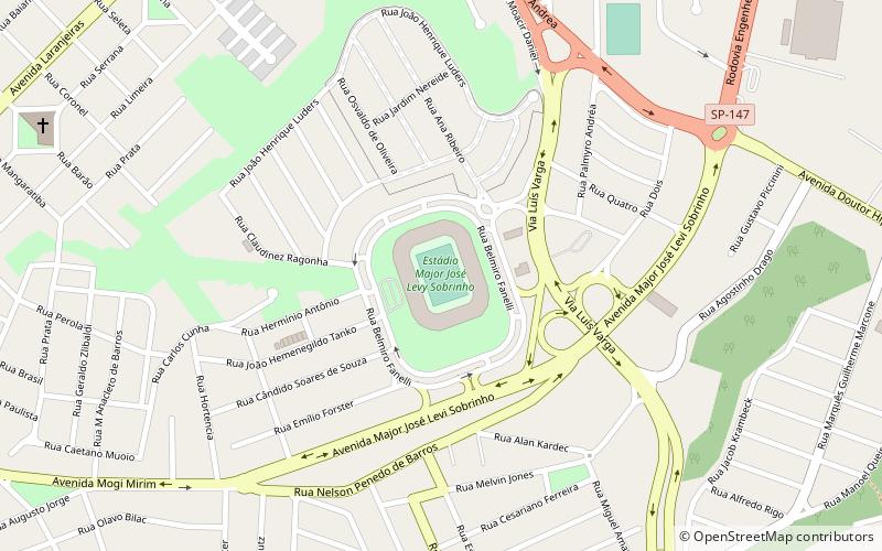 Estádio Major José Levy Sobrinho location map