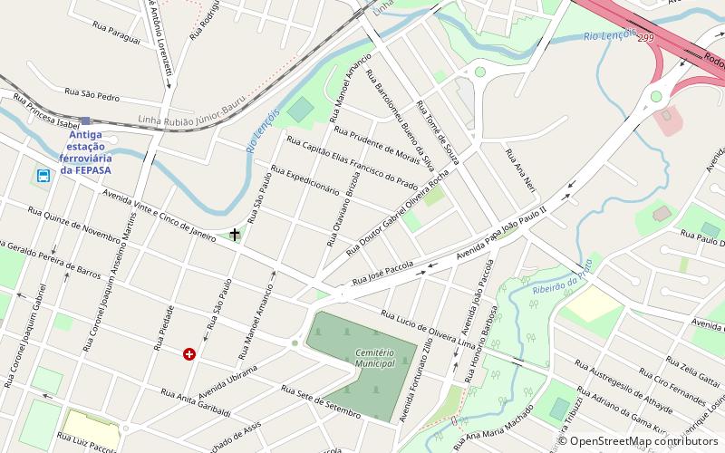 Lençóis Paulista location map