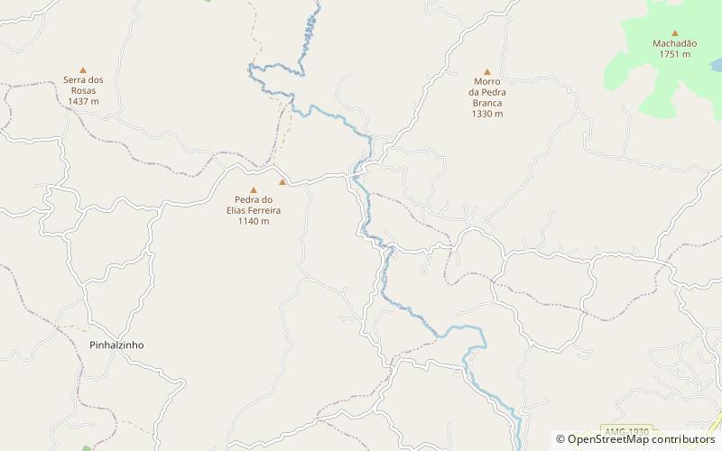 Henriques waterfall location map