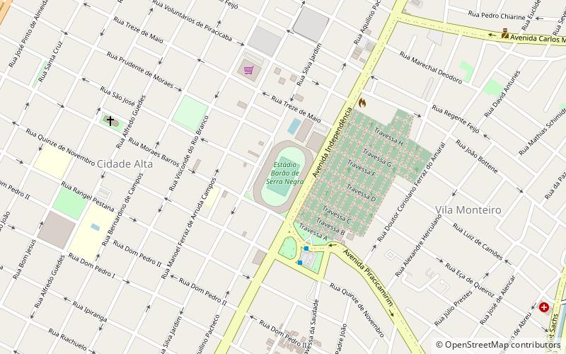 Estádio Barão de Serra Negra location map