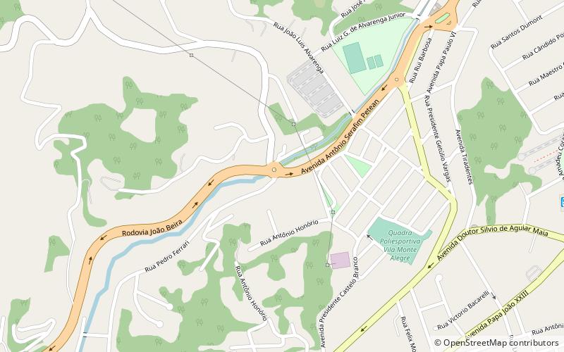 Pedreira location map