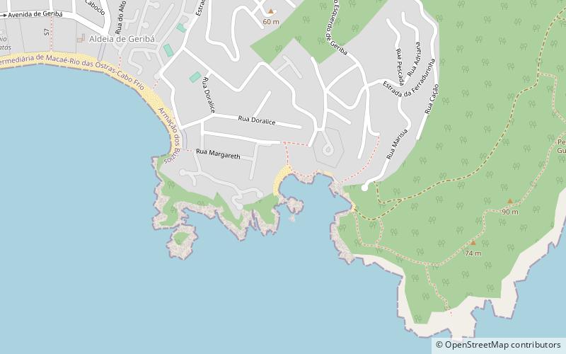 Praia Ferradurinha location map