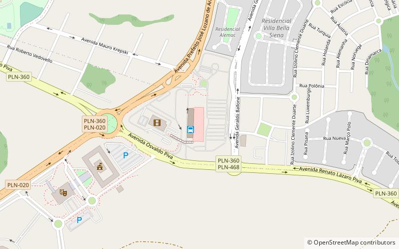 Paulínia Shopping location map