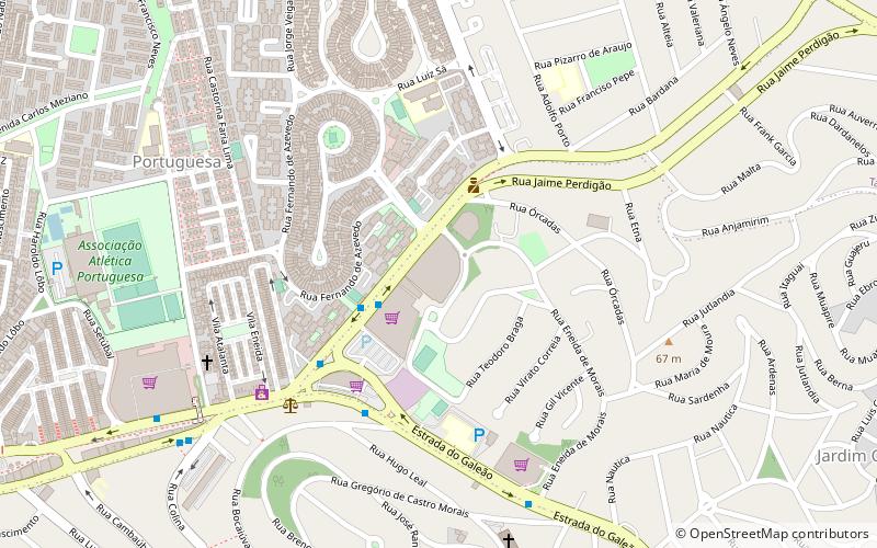 ilha plaza shopping rio de janeiro location map