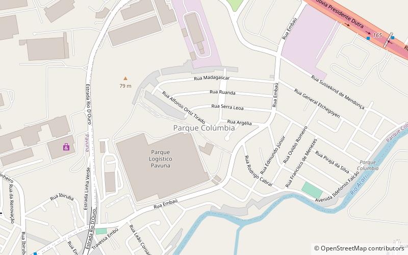 Parque Colúmbia location map