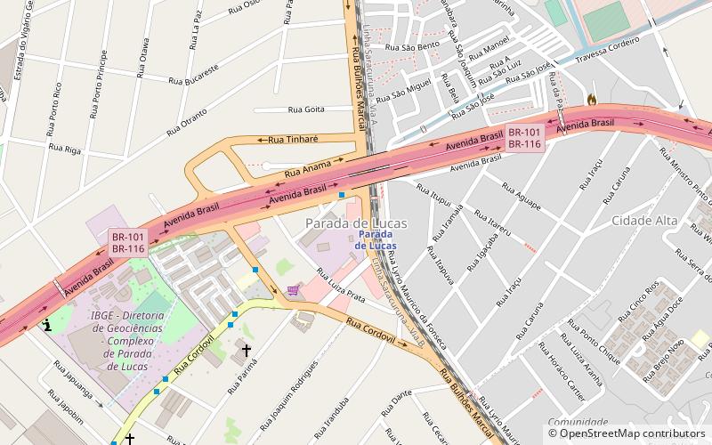 Parada de Lucas location map