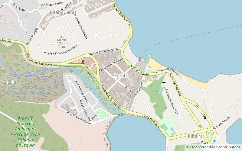 zumbi rio de janeiro location map