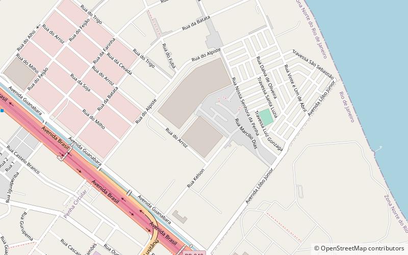 Favela location map