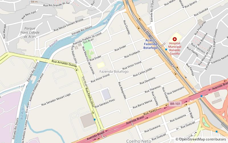 Fazenda Botafogo location map