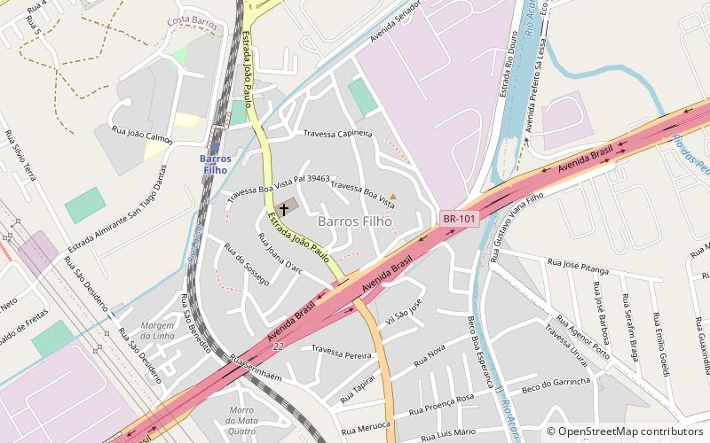 Barros Filho location map