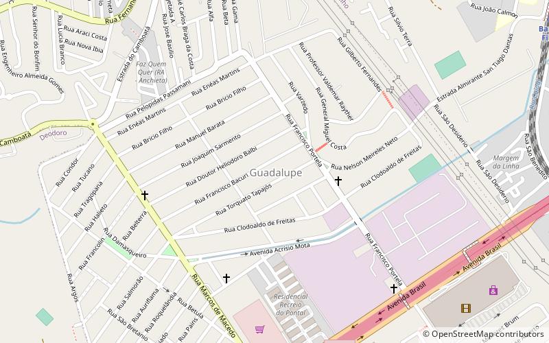 Guadalupe location map