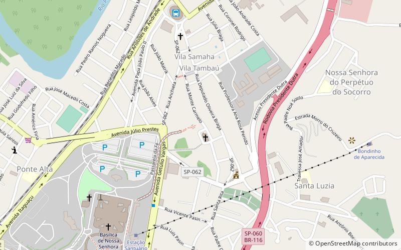 basilica de nossa senhora aparecida location map