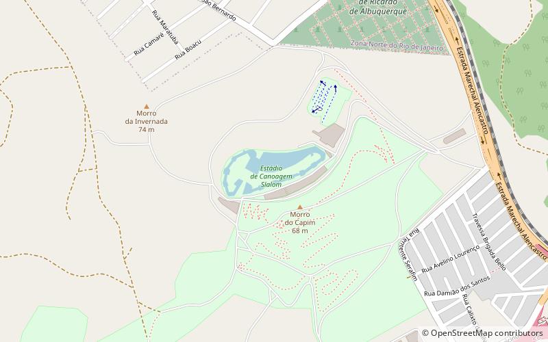 Deodoro Olympic Whitewater Stadium location map
