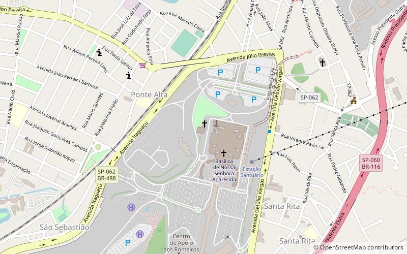 capela das velas aparecida location map