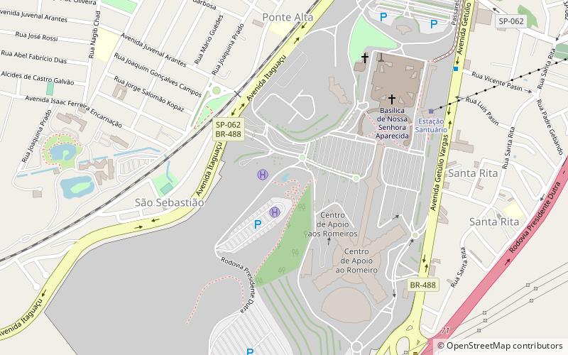 presepio aparecida location map