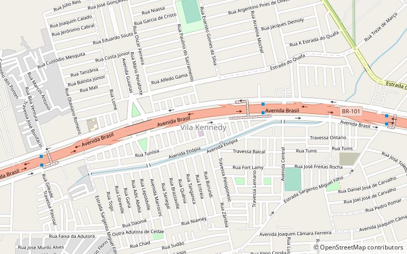 vila kennedy nova iguacu location map