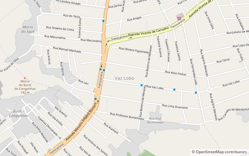 vaz lobo duque de caxias location map