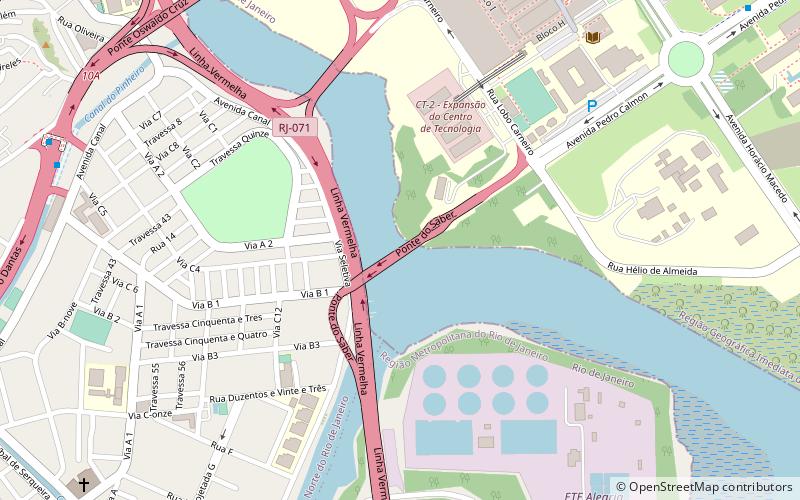 Ponte do Saber location map