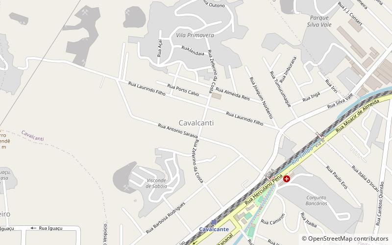 Cavalcanti location map
