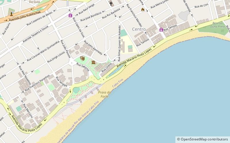 praca das aguas cabo frio location map