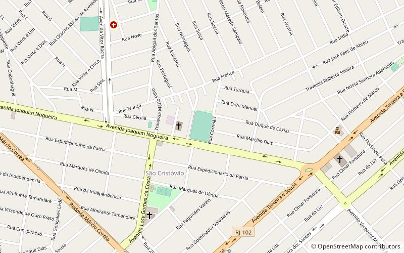 stade alair correa cabo frio location map