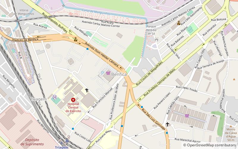 Benfica location map