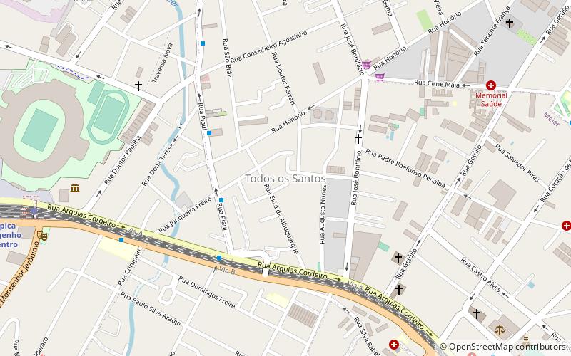 Todos os Santos location map