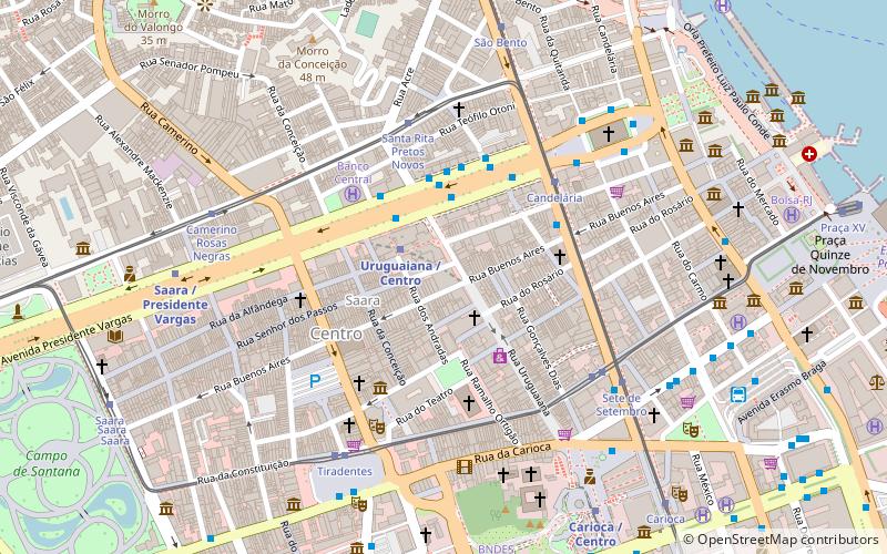 Rua Uruguaiana location map