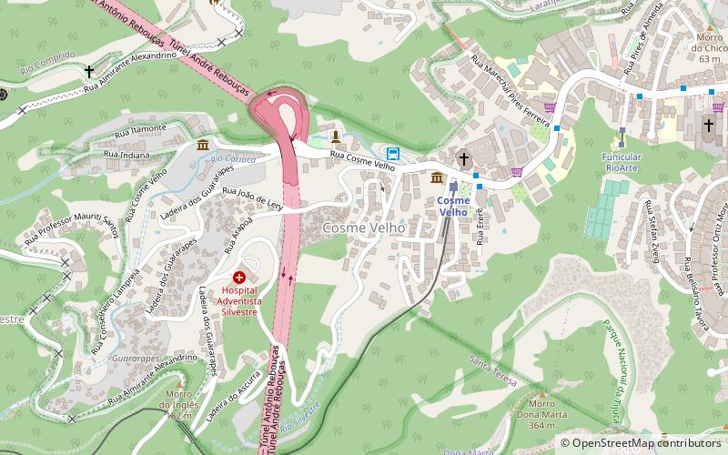 Cosme Velho location map