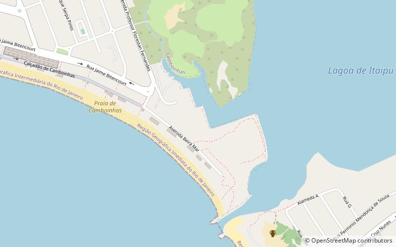 camboinhas rio de janeiro location map